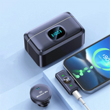 Load image into Gallery viewer, Lavalier Microphone 2.4GHz Wireless Microphone Magnetic Suction Microphone With Charging Case For Video Recording Plug and Play